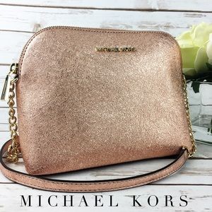 NWT Michael Kors Soft Pink Dome Crossbody